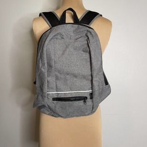 Origaudio Foldable Computer Gray Backpack Zipper Square Rectangular